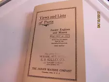 Jaeger Gas Engine Mixers Herc/Economy Catalog 1911-1924 Manual engine parts