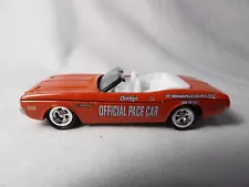 1971 DODGE CHALLENGER CONVERTIBLE JOHNNY LIGHTNING PACE CARS 1:64 DIE-CAST