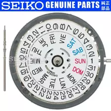 SEIKO SII NH36 NH36A Automatic Watch Movement White Day Crown at 3H for 7S26 MOD