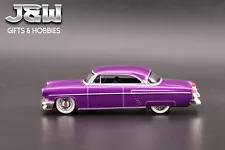 Mini GT Lincoln Capri Hot Rod 1954 Purple Metallic MGT00757 1/64 Opened Box