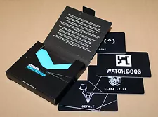 Watch Dogs Rare Card Cards Set with box Xbox One 360 PS3 PS4 Playstation 3 4