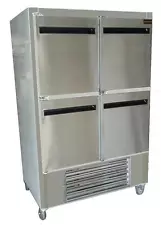 Cooltech Stainless Steel 4-Doors Reach-In Cooler w/Casters 48"W CKK-48RI-FD