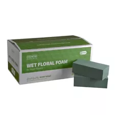 WET FOAM BRICKS FOR FRESH FLOWERS BOX OF 20 GOOD QUALITY OASIS FLORAL BLOCKS