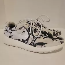 NIKE WoMeNS ROSHE RUN PALM TREE Sz US7 UK6 511882-118 White 2012