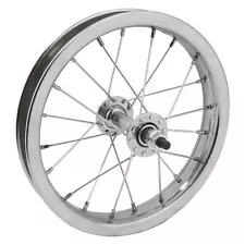 12 1/2 x 2 1/4 Youth Childrens Bicycle Bike Wheel Front Chrome New