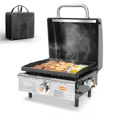 Portable Flat Top Grill for Outdoor, Tabletop, Countertop, Kitchen, Tailgatin...