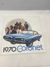 1970 Dodge Coronet Sales Brochure Booklet Catalog Old