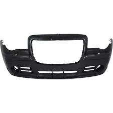 Front Bumper Cover For 2005-2010 Chrysler 300 C SRT8 Primed With Fog Light Holes