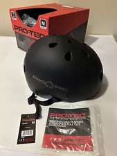 PROTEC (CERTFIED) CLASSIC MATTE BLACK Size Large HELMET