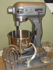 Hobart A200 20 Quart Commercial Bakery Mixer Stainless Bowl & 3 Attachments Ohio