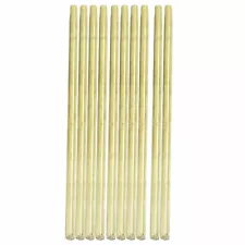 10Pcs New Brass 100mm x 3mm Round Rod Stock for RC Airplane Model