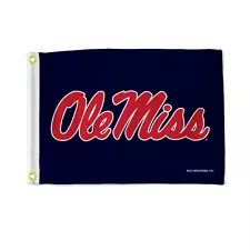 Mississippi Rebels Ole Miss Rebels 12.5" x 18" Boat Flag Golf Cart Flag