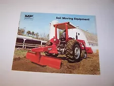 MASSEY FERGUSON MF 227 226 BLADE 18 SCRAPER MF1 POST HOLE DIGGER SALES BROCHURE