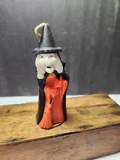 VINTAGE GURLEY CANDLE HALLOWEEN WITCH CANDLE