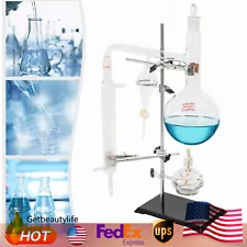 1000ml Distillation Apparatus Chemistry Lab Equipment For Chemistry Experiment