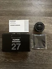 Fujifilm Fuji Fujinon XF 27mm f/2.8 [Mint w/Box]