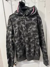 Bape Camo Shark Hoodie XL