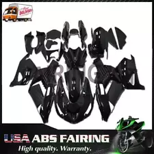 FK Injection Glossy Black Fairing Fit for Kawasaki Ninja 2006-2011 ZX14R l055