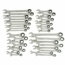 GearWrench 85034 Ratcheting Combination Wrench Set - 34 Piece