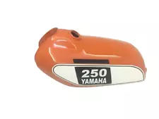 Yamaha DT 250 DT250 Enduro,Orange Painted Steel Fuel Tank 1975 to 1977 |Fit For (For: Yamaha DT250)