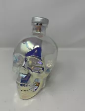 Crystal Head Vodka Skull AURORA BOREALIS Iridescent Finish 750ml EMPTY Bottle