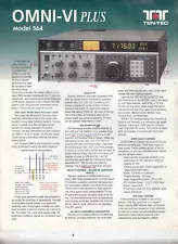 TEN TEC AD - OMNI-VI PLUS AND LETTER HEAD FROM HAM RADIO ESTATE