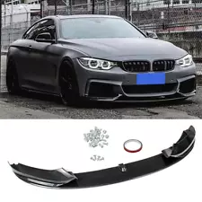 For 14-20 BMW 420i 430i 440i Gran Coupe M Sport Front Lip Splitter Carbon Fiber (For: 2018 BMW 430i Gran Coupe)