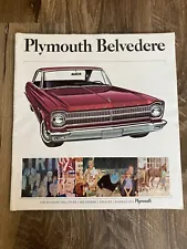 1965 Plymouth Belvedere & Satellite Original Sales Brochure Chrysler