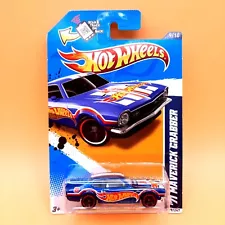 2012 Hot Wheels #179 Maverick Grabber Blue 9/10 HW Racing '12 Red Rim Black MC5