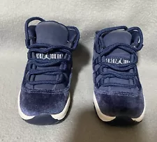 Toddler's Jordan 11 Retro Midnight Navy/Suede Sneakers