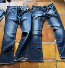 miss me jeans size 32 bootcut Lot Of 2