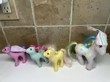 Vintage My Little Pony Four (4) Pony Lot!