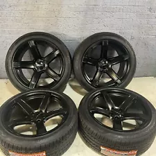 20" DODGE CHALLENGER CHARGER SRT HELLCAT WHEELS RIMS TIRES 5 SPOKE 9.5/10.5