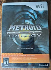 Metroid Prime Trilogy Collector's Edition Wii Steelbook Brand New