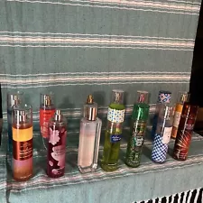 Bath & Body Works Spray Fragrance Mist Lot Of 14