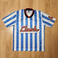 San Jose Clash Score MLS soccer jersey adult sz S Small vintage