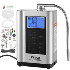 VEVOR Alkaline Water Ionizer 7 Plates Purifier Machine PH3.5-10.5 Auto-Cleaning