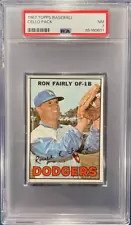 1967 Topps Baseball Unopened Cello Pack PSA 7 NM