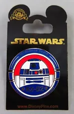 SALE!! Disney STAR WARS R2-D2 ASTROMECH DROID Pin New on Card Retired SALE!!