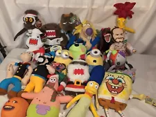 Crane Claw Machine Animal Jumbo Plush Mix 20 Pieces Licensed 6”-15” NWT