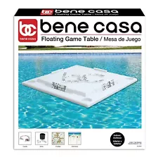 Bene Casa Floating Game Table w/ removable legs for pool or beach party BC-65290