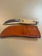 R J Custom Knife Sheep Horn