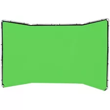 Manfrotto Panoramic Background Kit w/Aluminum Stand (Chromakey Green, 13 x 7.5')