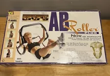 VENTURE AEROBIC Ab Roller PLUS Portable Abdominal Exercise PURPLE- NEW IN BOX