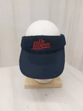 Navy Blur Dr Pepper Sun Visor Soda Soft Drink Golf Hat