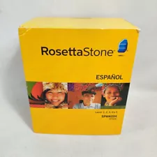 Rosetta Stone Spanish (Spain) Full Set Never Used Level 1,2,3,4 & 5 for PC Mac