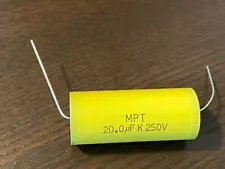 New MPT Film Capacitors for Crossovers 1 2 6 7 10 12 13 15 16 18 20 22 24 25 uf