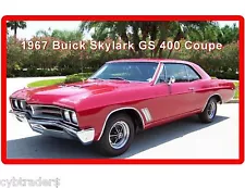 1967 Buick Skylark GS 400 Coupe Refrigerator / Tool Box Magnet Man Cave Garage