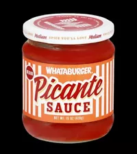 Whataburger Picante Sauce 15oz Jar