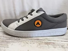 AIRWALK CLASSICS Skateboard Shoes Gray/White/Orange Old School Men’s Size 8 Read